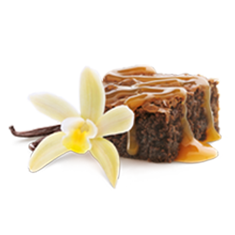 vanilla caramel brownie 